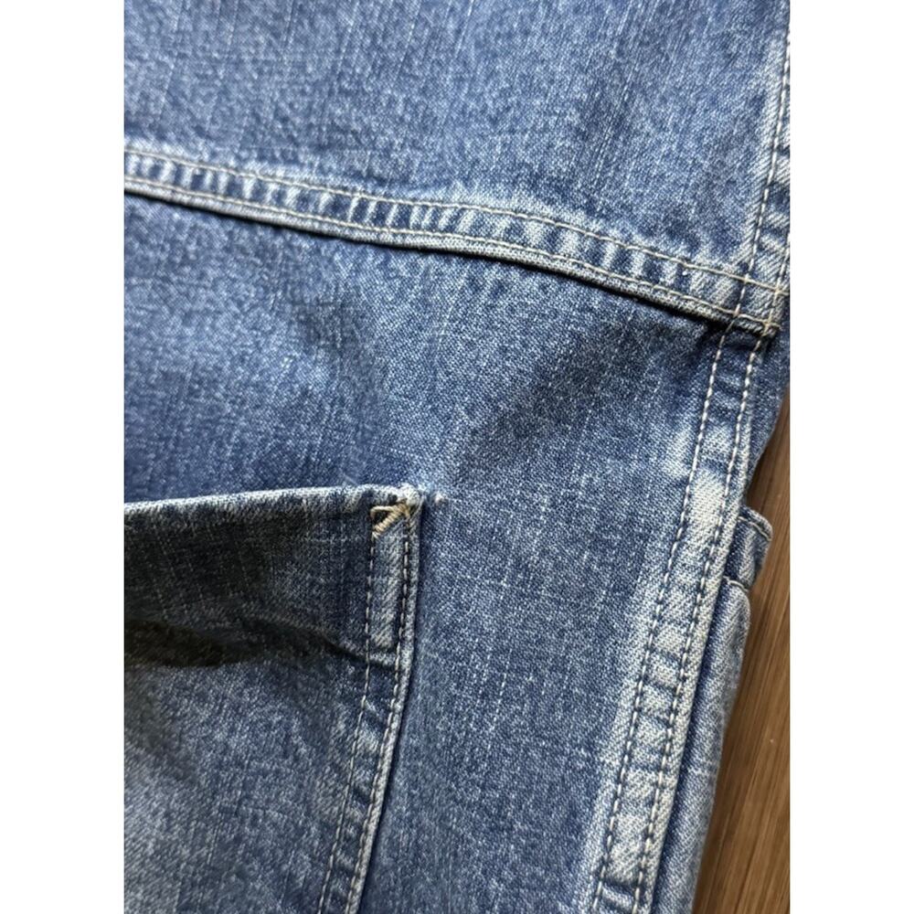 Rare JNCO denim shorts mens size size 38 Y2K dragon design embroidery baggy - Picture 4 of 14